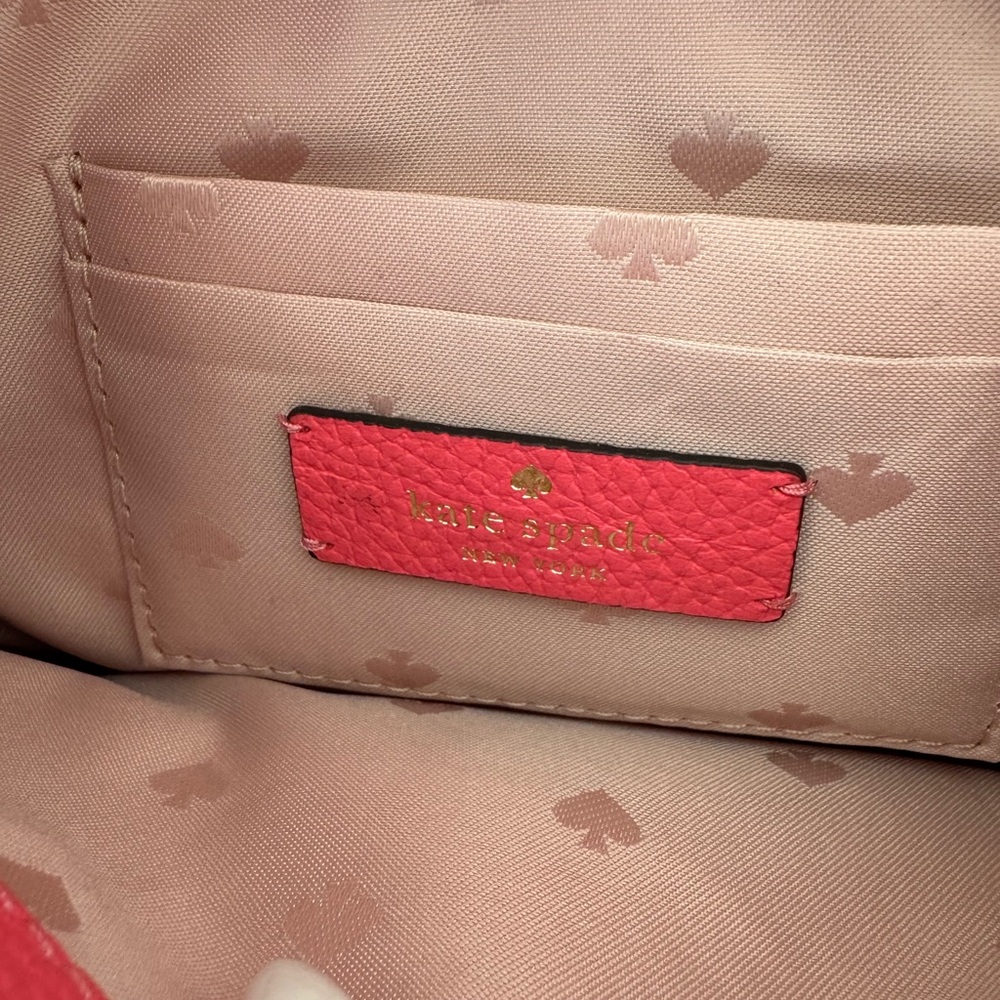 Kate Spade Ripe Papaya Color Crossbody Bag with Curved Flap - Picture 3 of 13